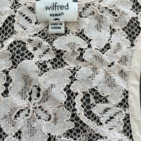 SzXS Wilfred Madeleine Lace Boho tank in a peach/cream colour EUC - Picture 5 of 7